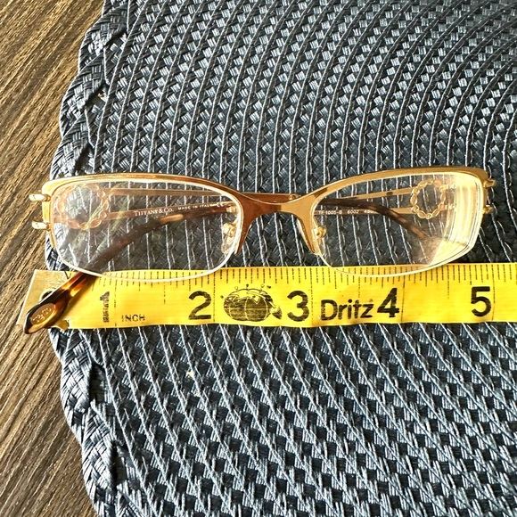 Authentic Tiffanny & Co EyeGlasses w Rhinestones Designer Made in Italy 10005b - Picture 8 of 10